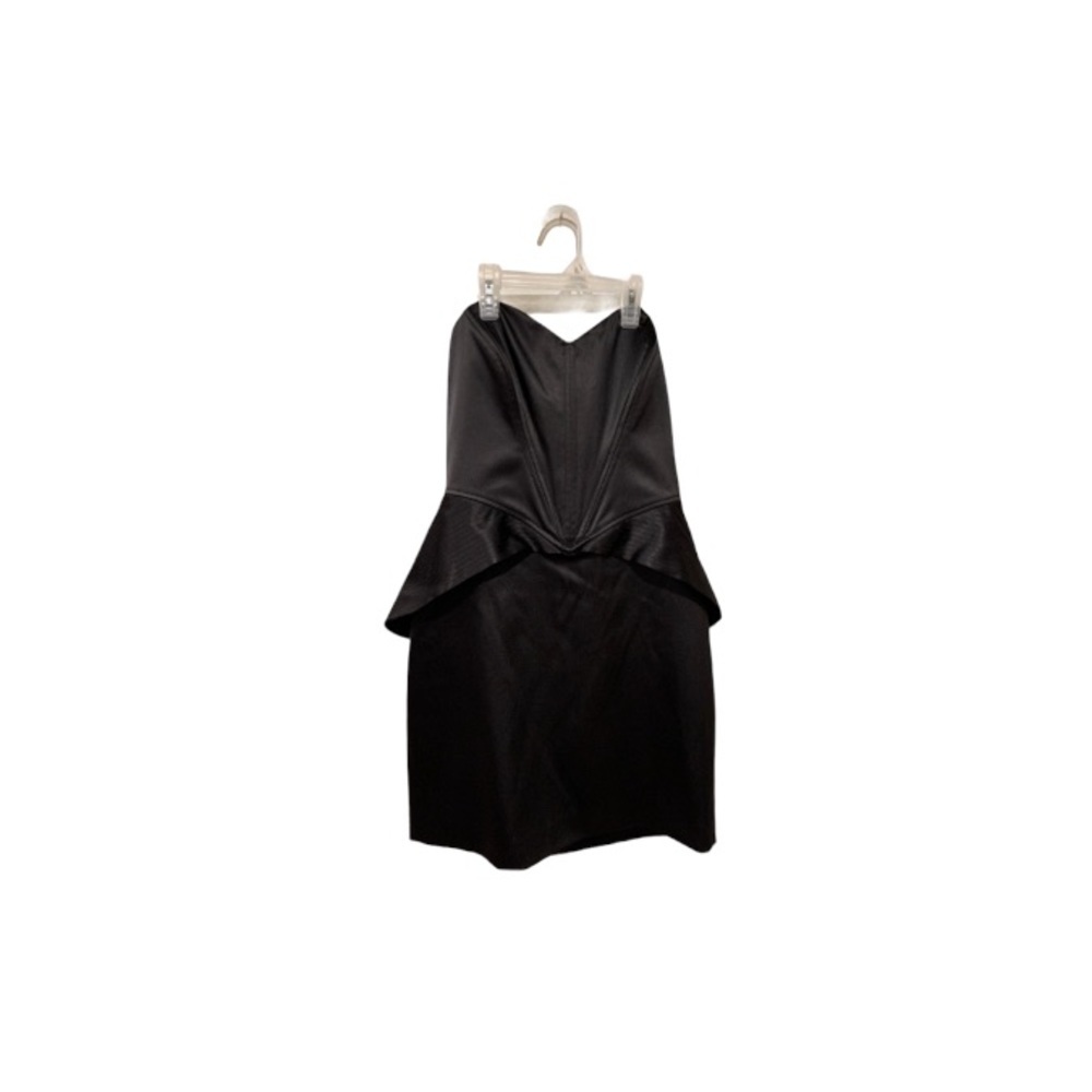 🆕 Betsey Johnson Black Peplum Cocktail Dress - Women’s Size 4
